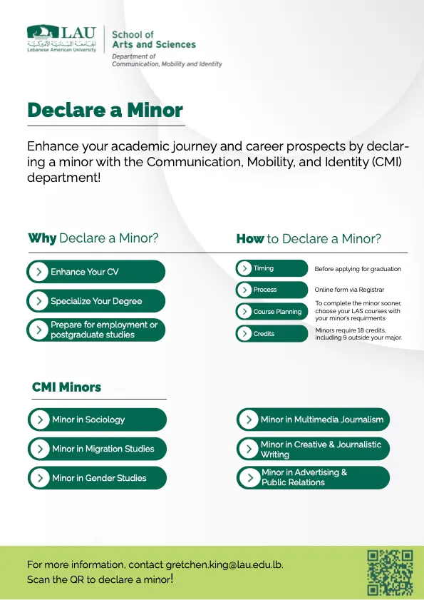 Declare a Minor flyer